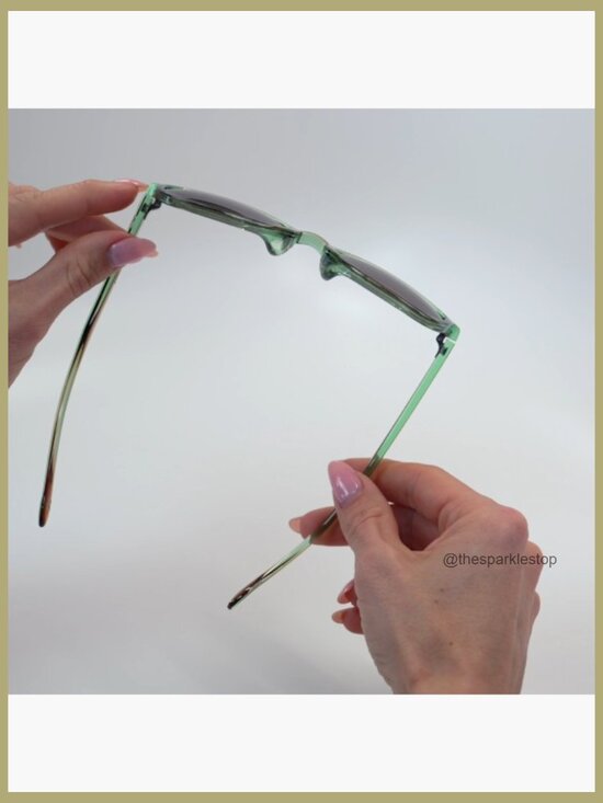 Polarized Square Frame Sunglasses with UV400 Protection